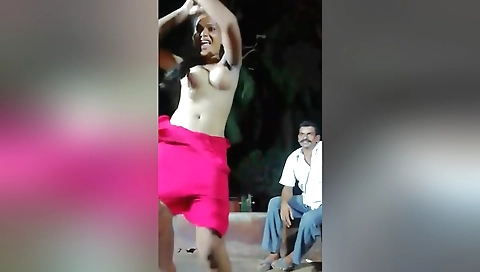Indian teen solo dance with a bikini and a nice body
