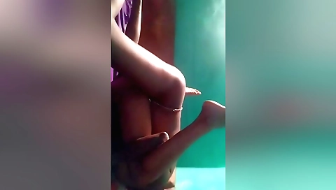 Indian babe shows her ass and sucking a dick on web cam